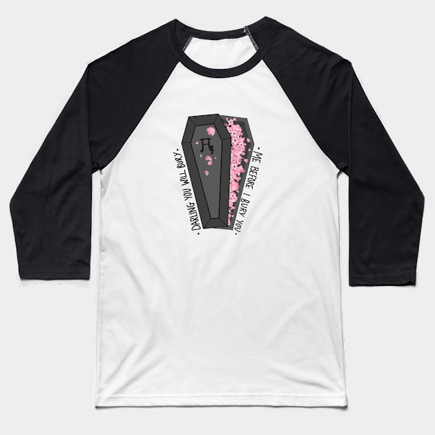 Halsey Ya'aburnee lyrics IICHLIWP Baseball T-Shirt by Caitlin3696